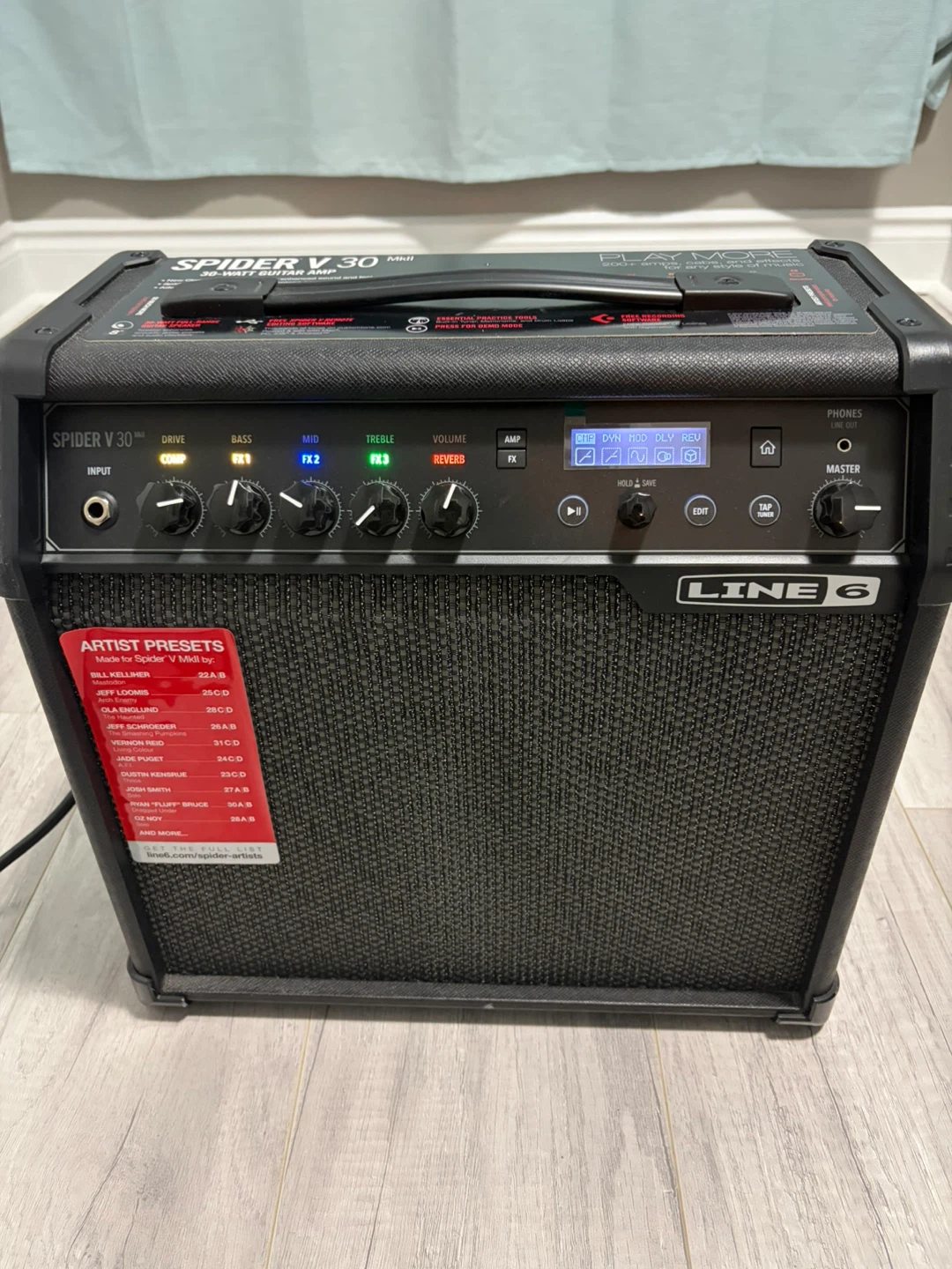 Line 6 Spider V 30 MkII 30-Watt Guitar Combo Amp