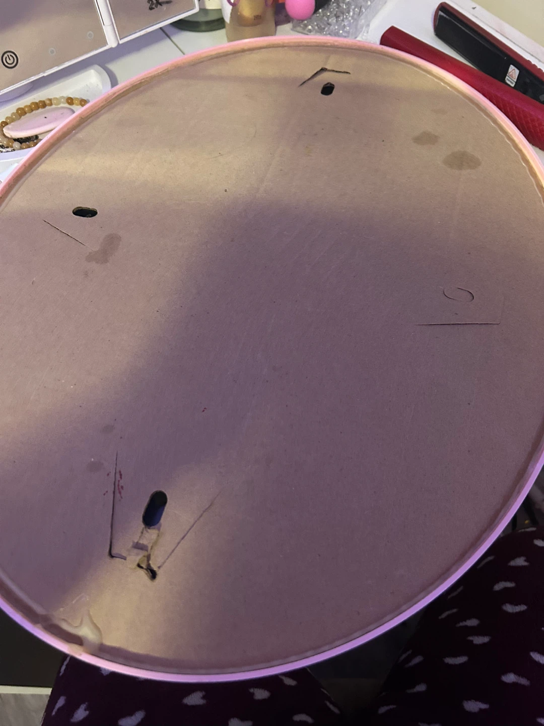 Pink Oval Mirror - photo 3