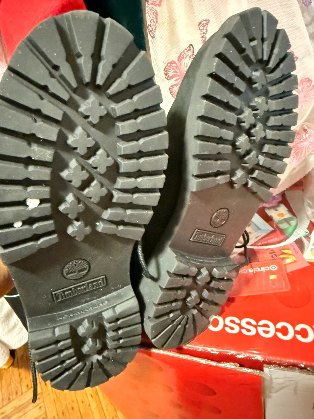 Timberland Black Leather Lace-Up Boots - photo 5