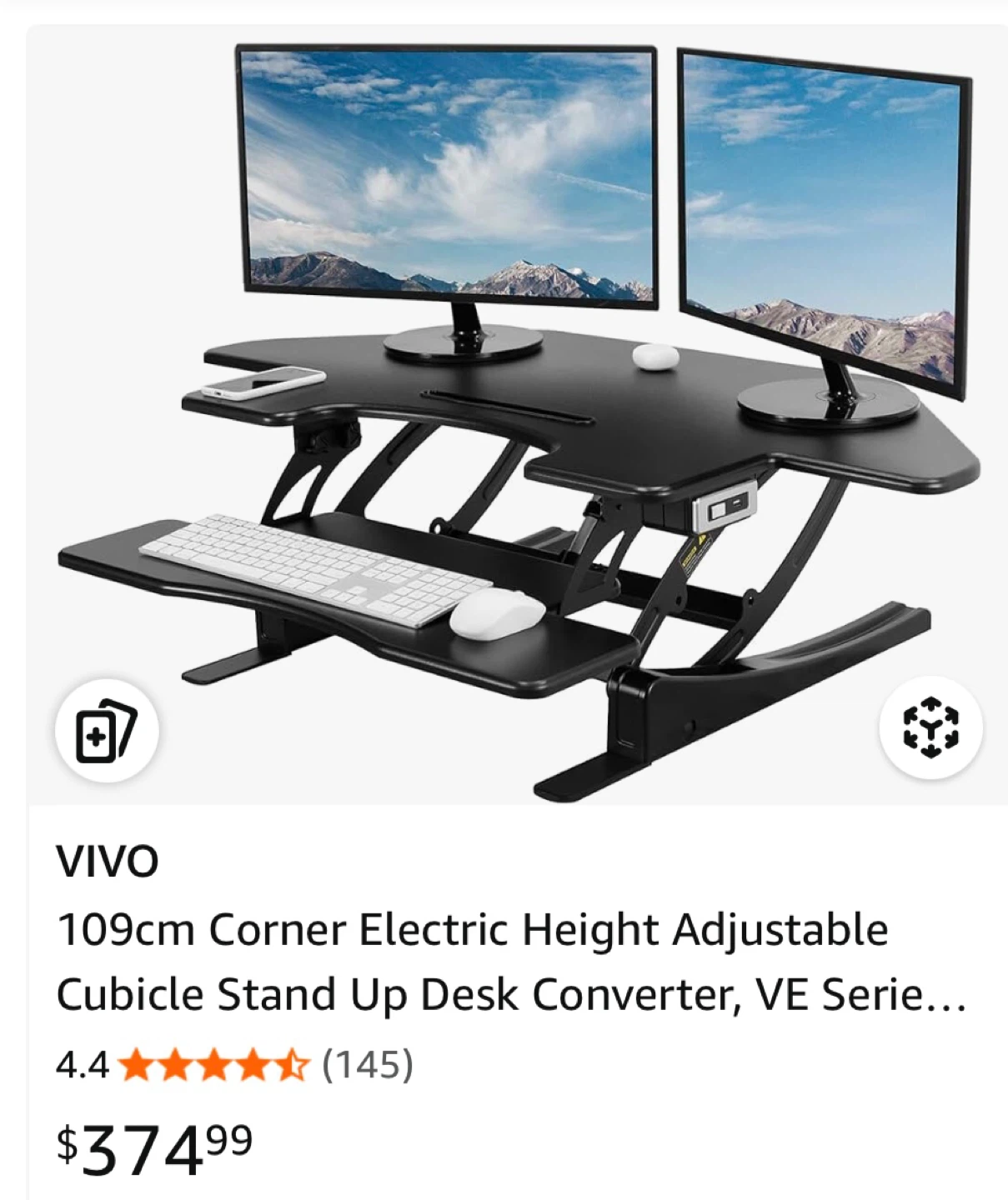 Electric Stand Up Desk - Like New - photo 5