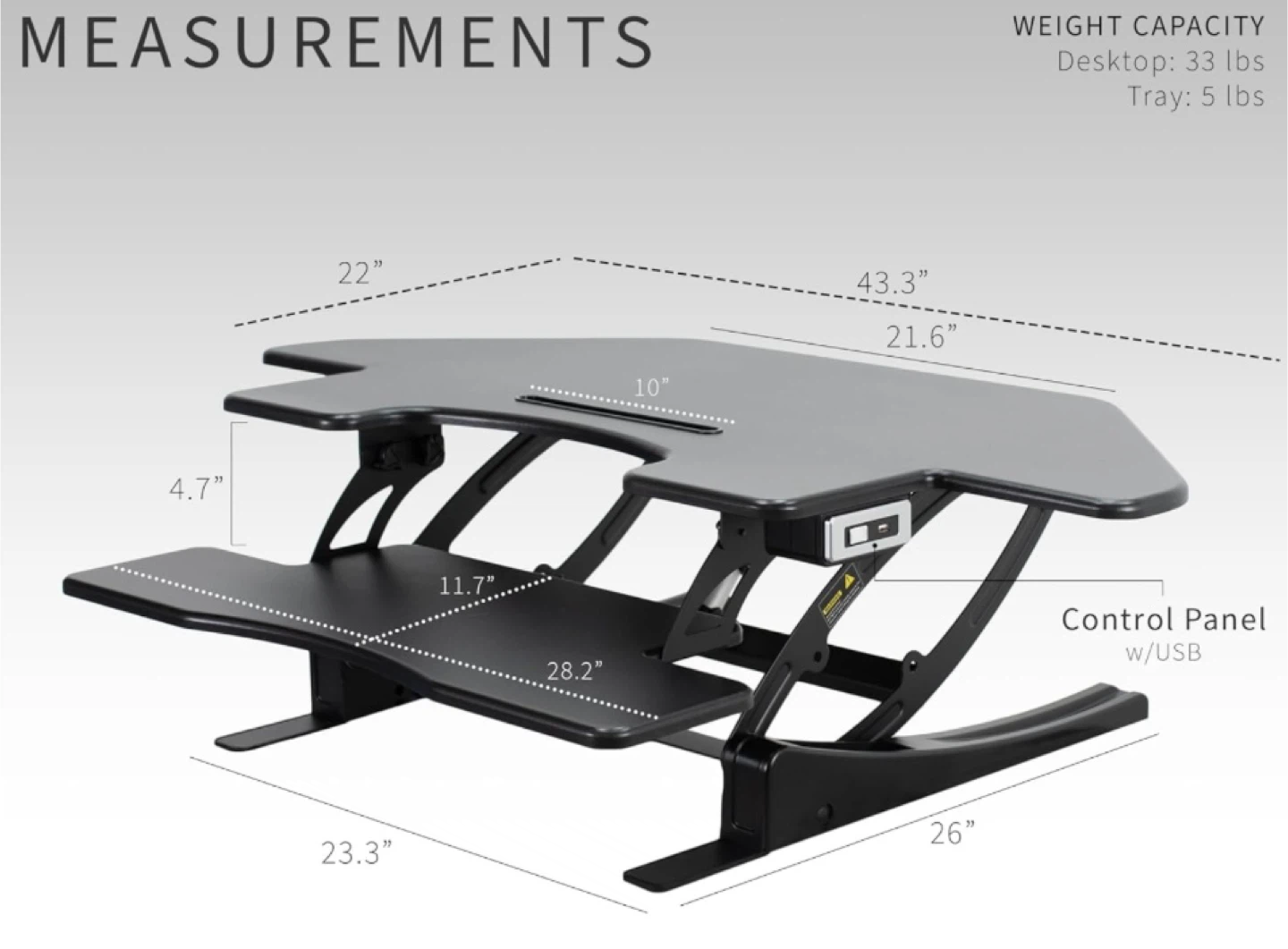 Electric Stand Up Desk - Like New - photo 4
