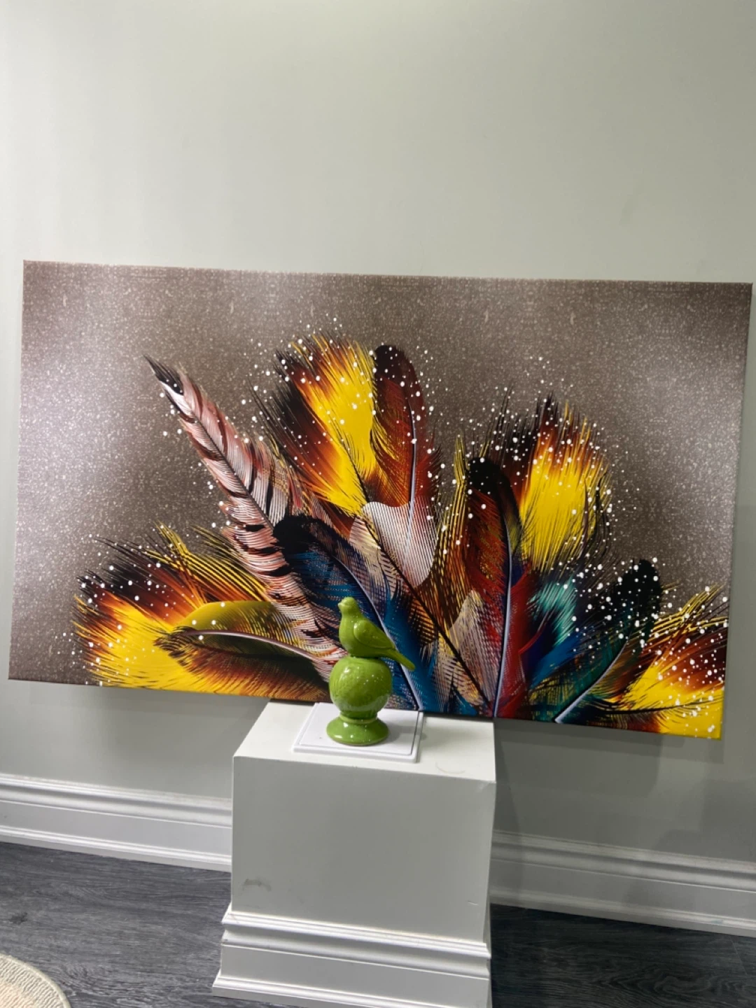 Canvas Wall Art - Forest Path & Feather Designs