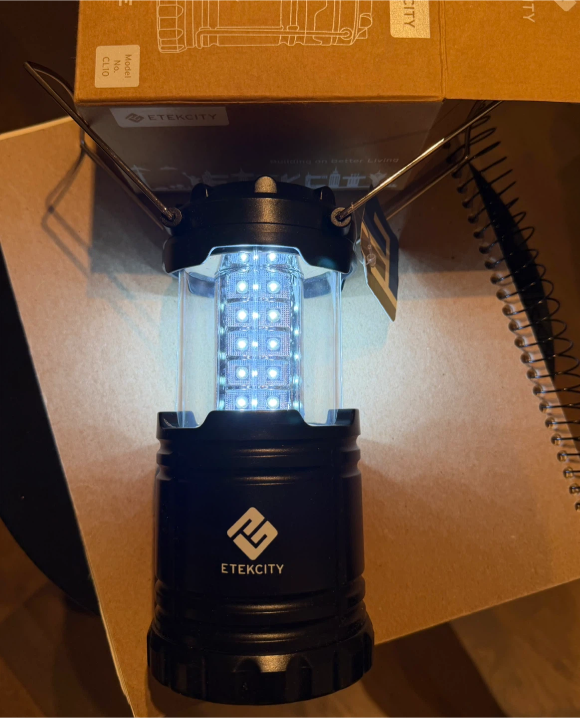 LED portable Collapsible Lantern, great for camping