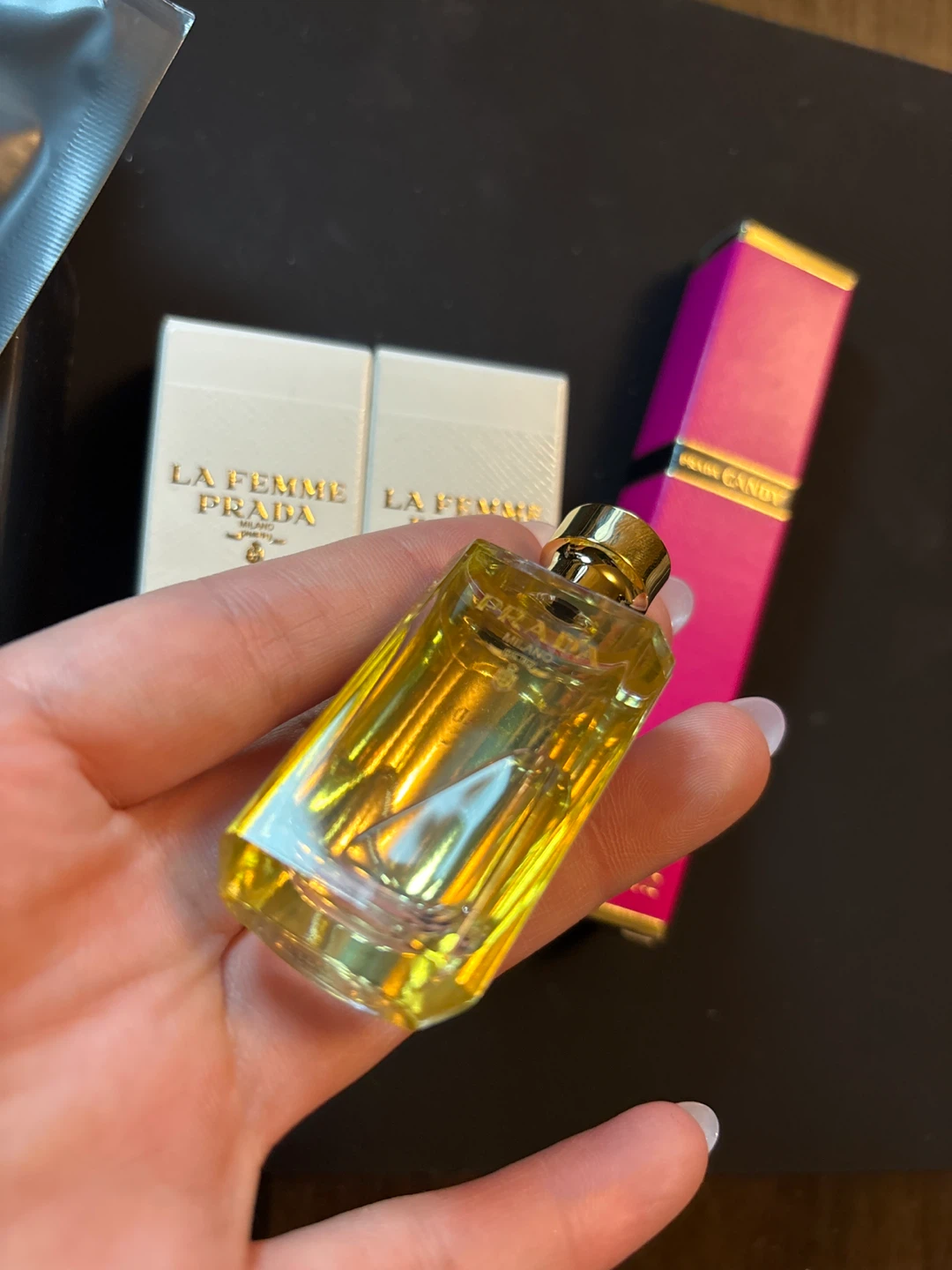 Prada Luna Rossa Carbon, La Femme, and Candy Fragrance Set - photo 5