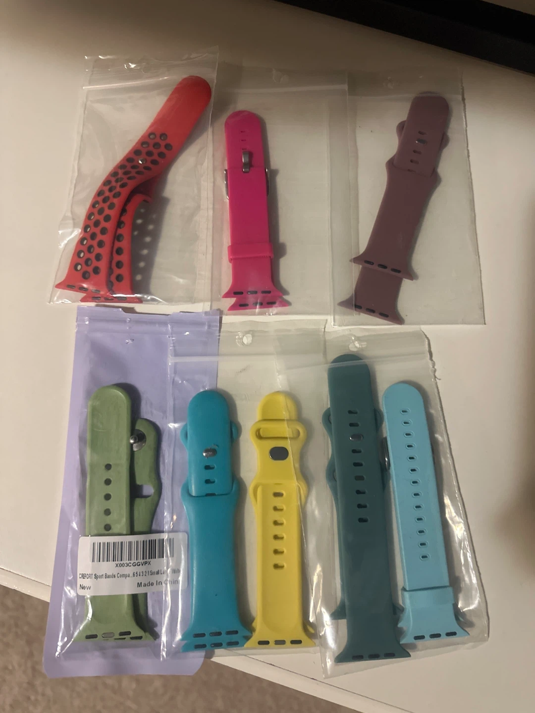 Apple Watch Sport Bands - Pack of 8 (all for $50)