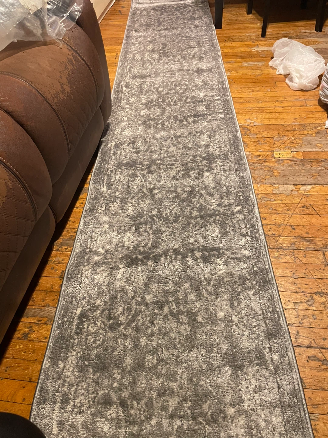 Unique Loom Oregon Collection Runner Rug - Gray - photo 2