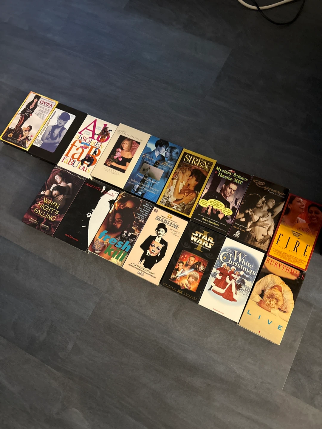 Collection of VHS Movies