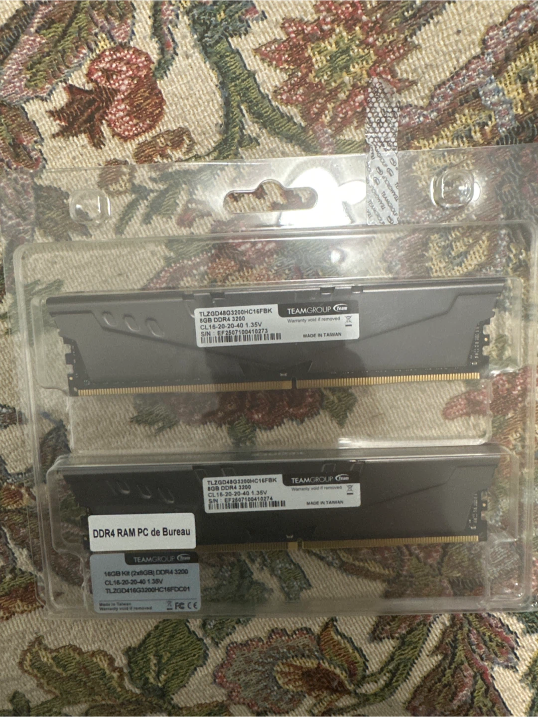TEAMGROUP T-Force Vulcan Z DDR4 RAM Kit - 16GB (2x8GB) 3200MHz