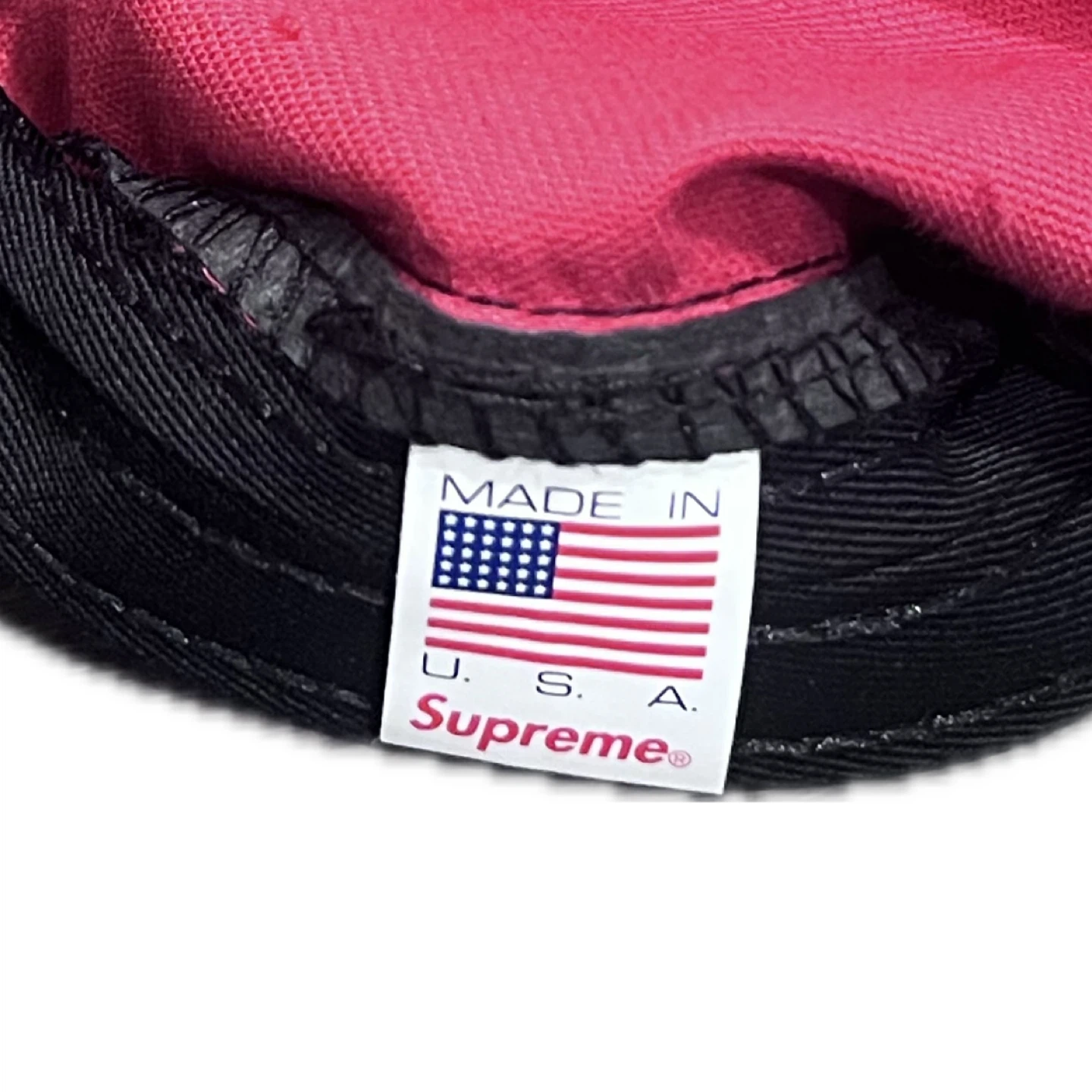 Supreme Velvet Camp Cap - Red - photo 2