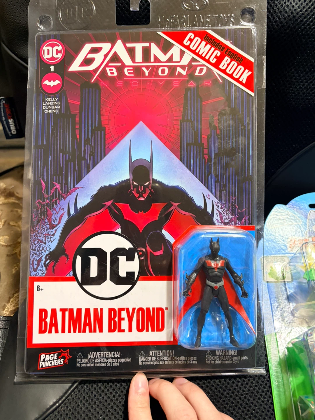 McFarlane Toys DC Batman Beyond Action Figure with Comic Book