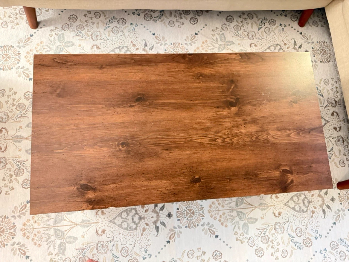 Dark Wood Farmhouse Coffee Table - photo 2