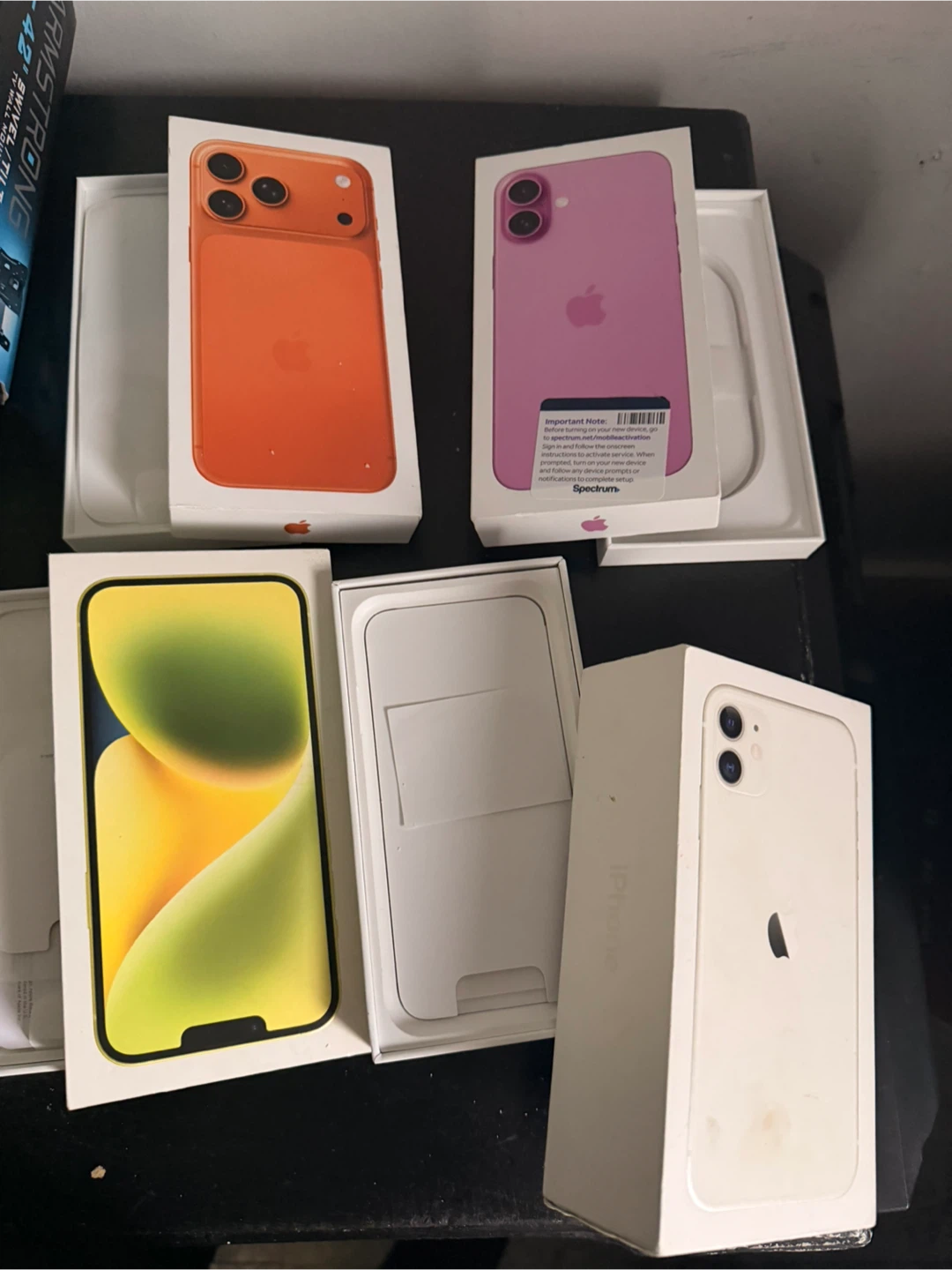 4 boxes empty iPhone 17 iP 16 iPhone 14 Lot - Multiple Colors - photo 4