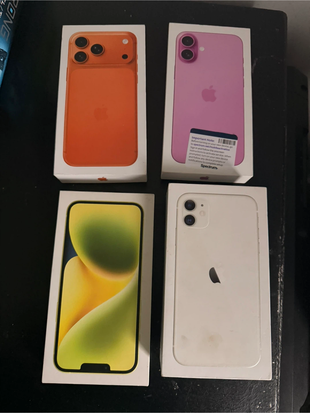 4 boxes empty iPhone 17 iP 16 iPhone 14 Lot - Multiple Colors - photo 2