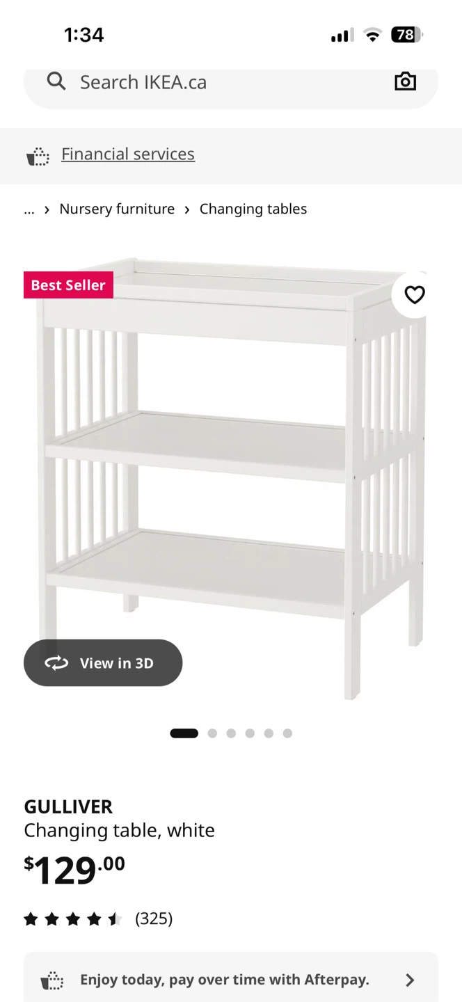 IKEA GULLIVER Changing table, white - photo 5