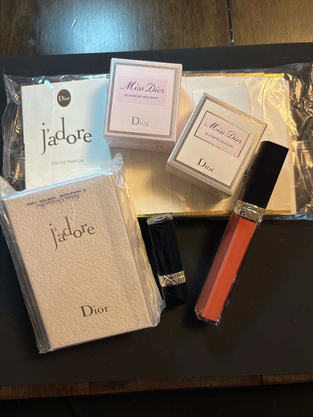 Dior J'adore & Miss Dior Mini Fragrances & Lipstick Set