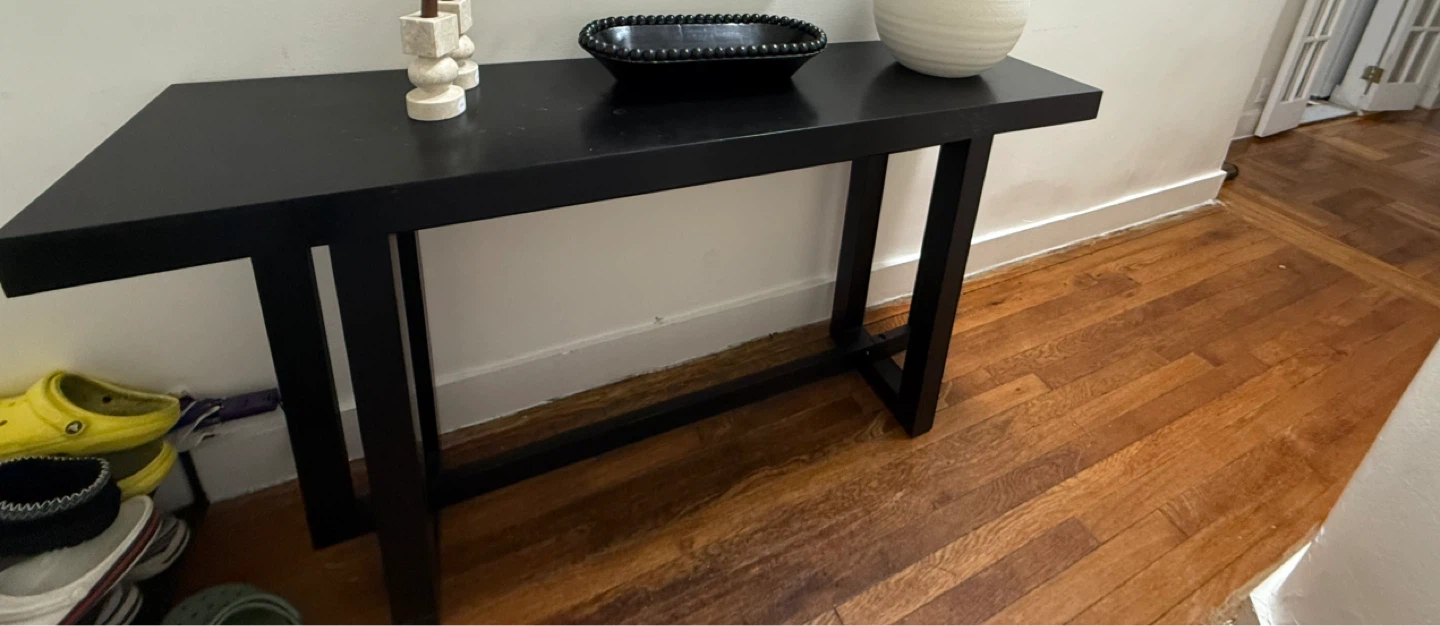 Black Console Table