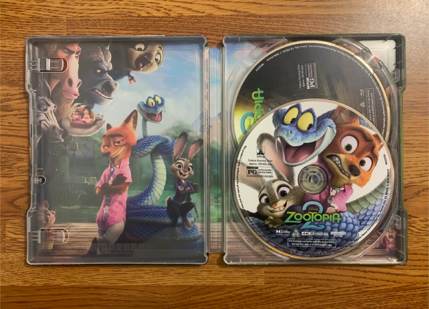 Zootopia 2 (LE Collectible Steelbook) 4K UHD Blu-ray Combo Pack - photo 3