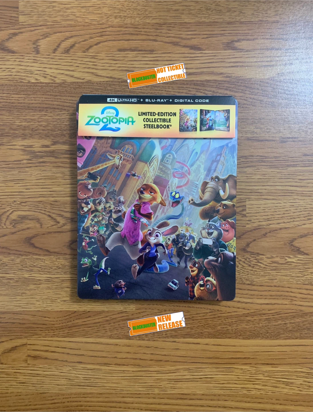 Zootopia 2 (LE Collectible Steelbook) 4K UHD Blu-ray Combo Pack