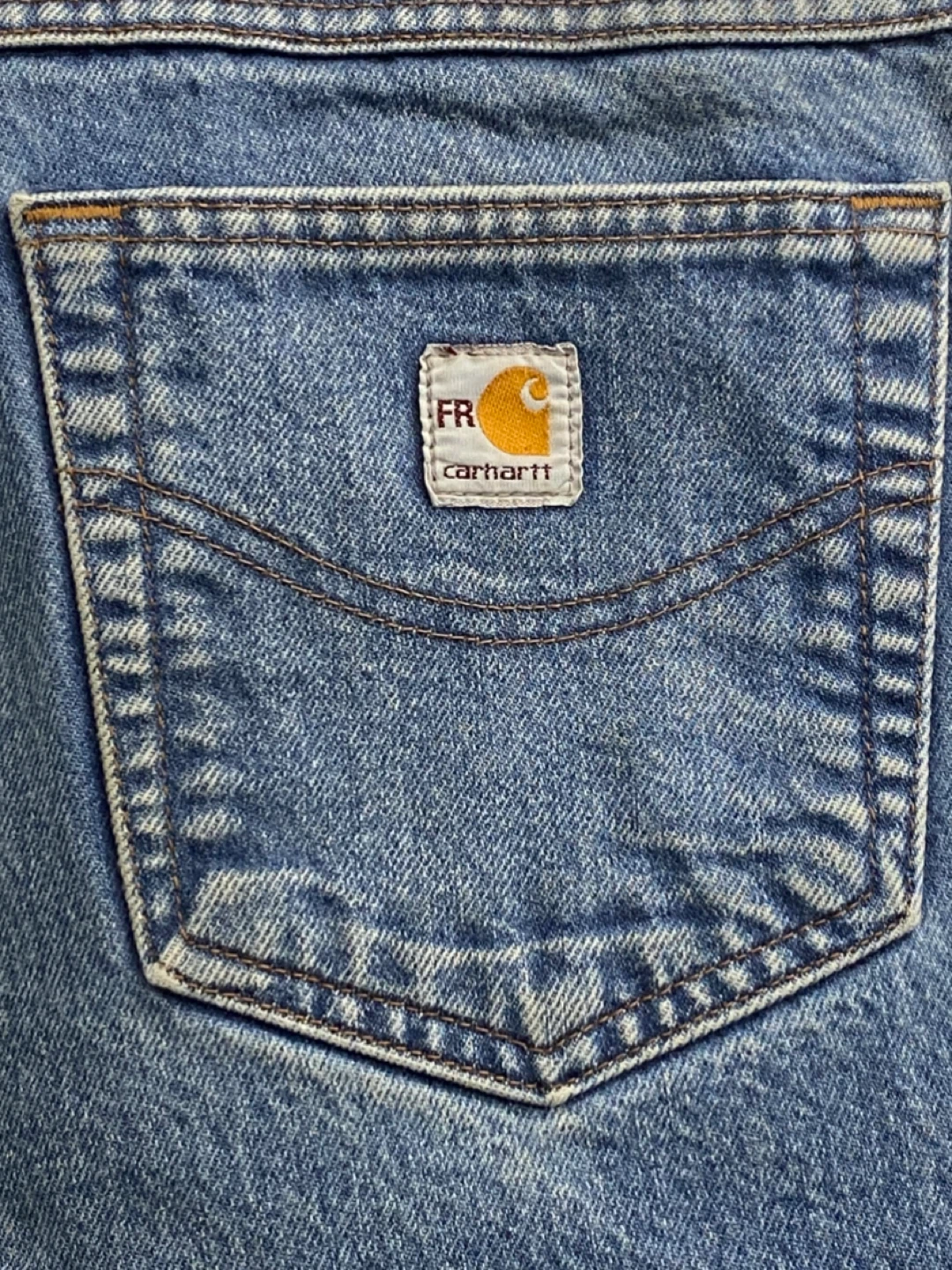 Vintage Carhartt Flame Resistant Relaxed Fit Jeans - 35x30 - photo 2