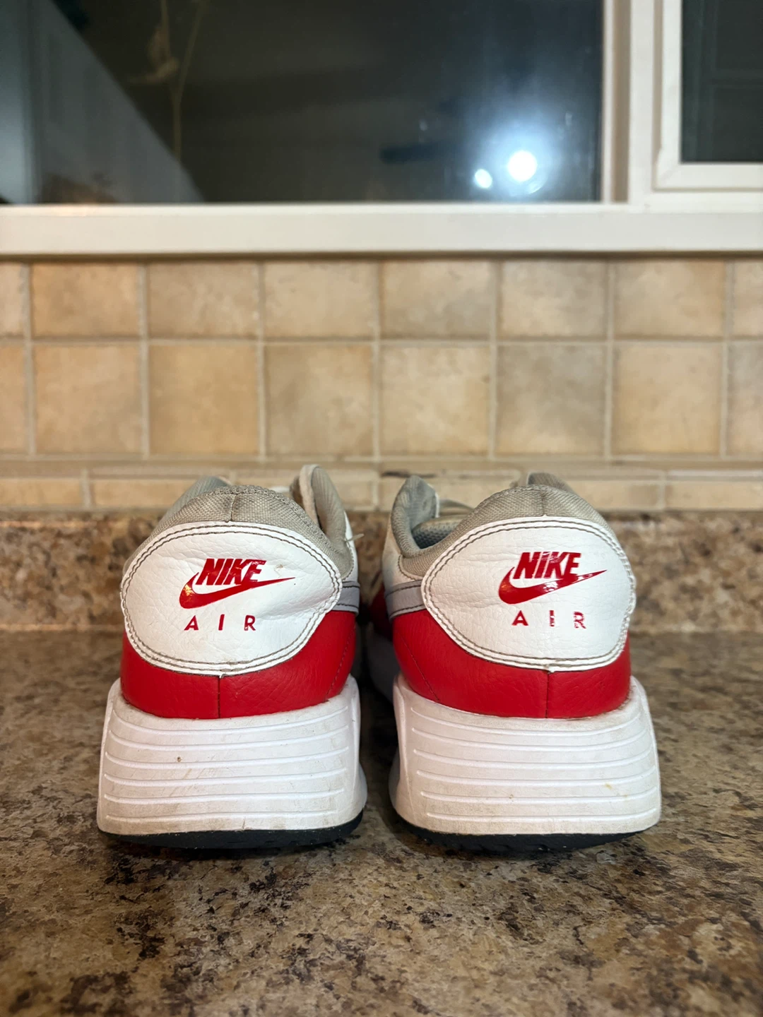 Nike Air Max Sneakers - White/Red - photo 2