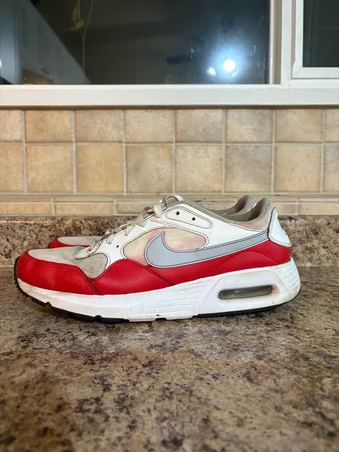 Nike Air Max Sneakers - White/Red - photo 3