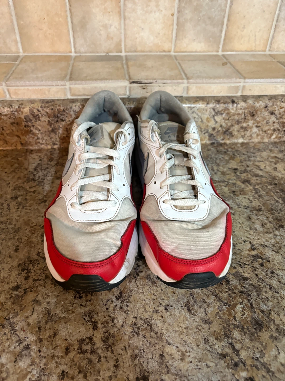 Nike Air Max Sneakers - White/Red - photo 4