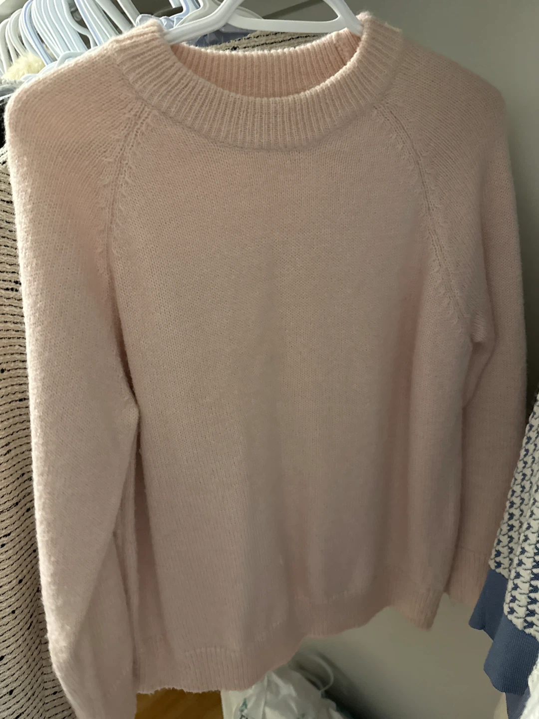 Light Pink Crew Neck Sweater