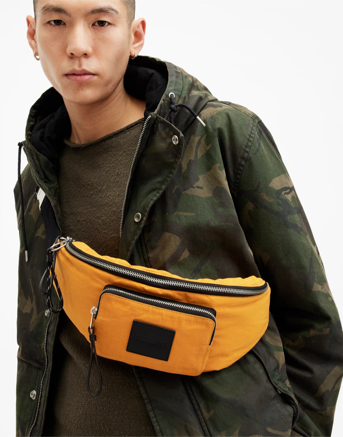 AllSaints Yellow Fanny Pack / Belt Bag