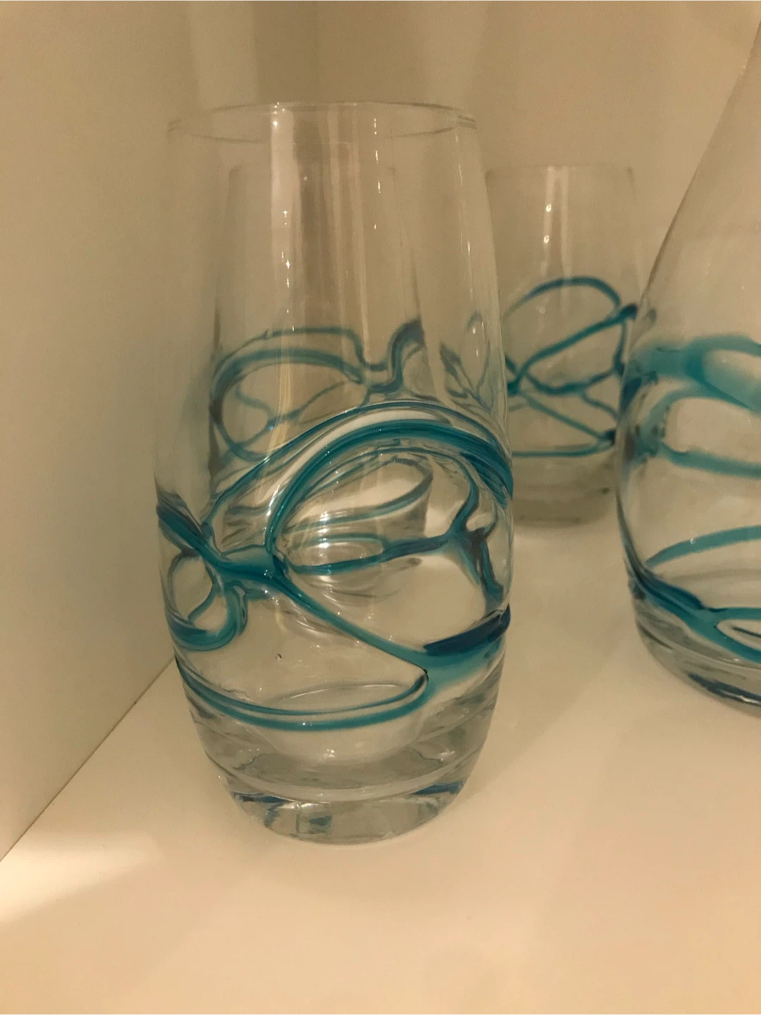 Glass Pitcher and 4 Tumblers Set - photo 3