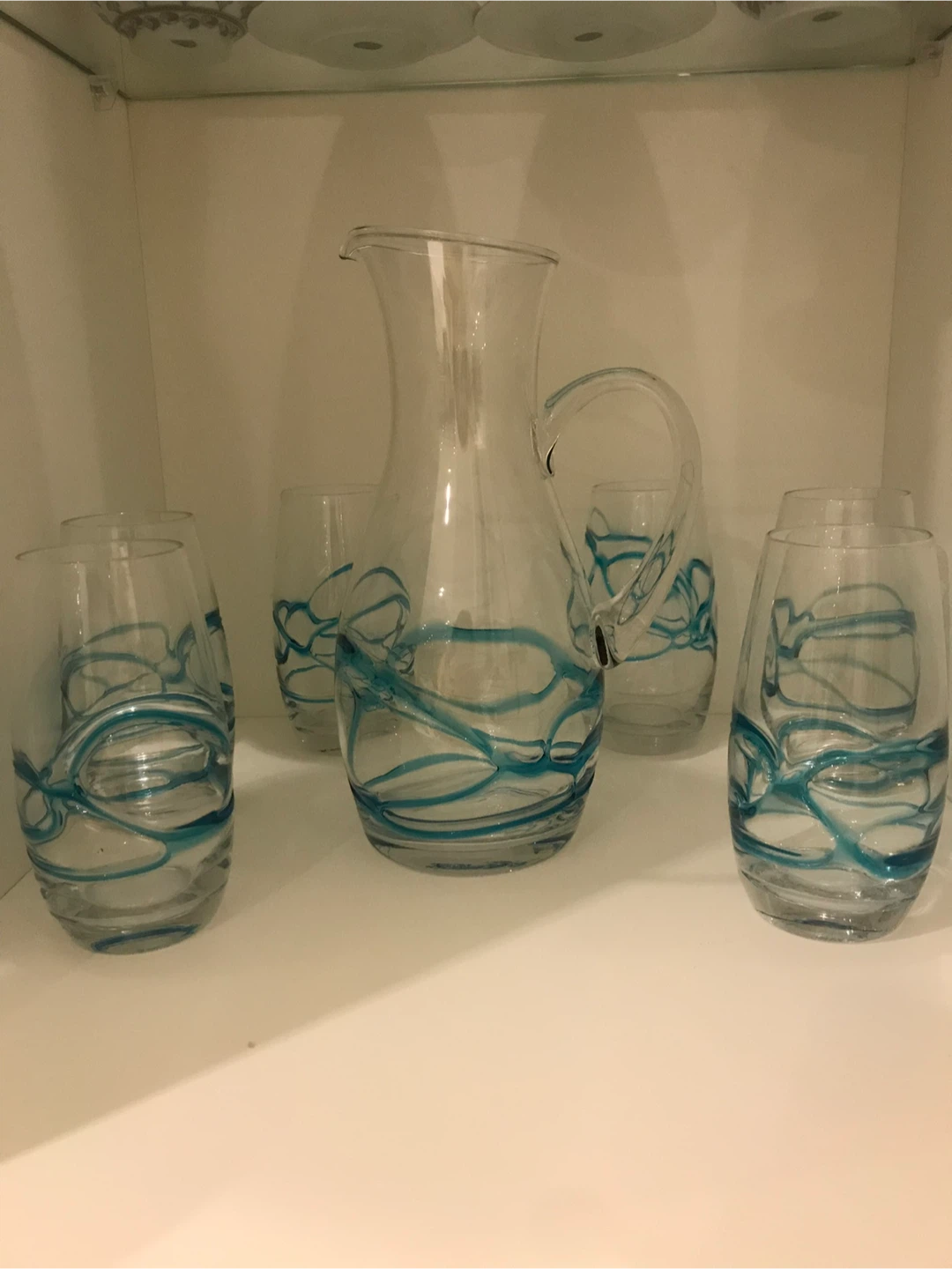 Glass Pitcher and 4 Tumblers Set - photo 4