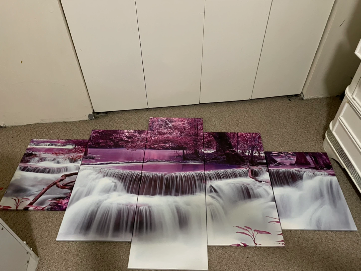 5-Piece Waterfall Canvas Wall Art Set - photo 2