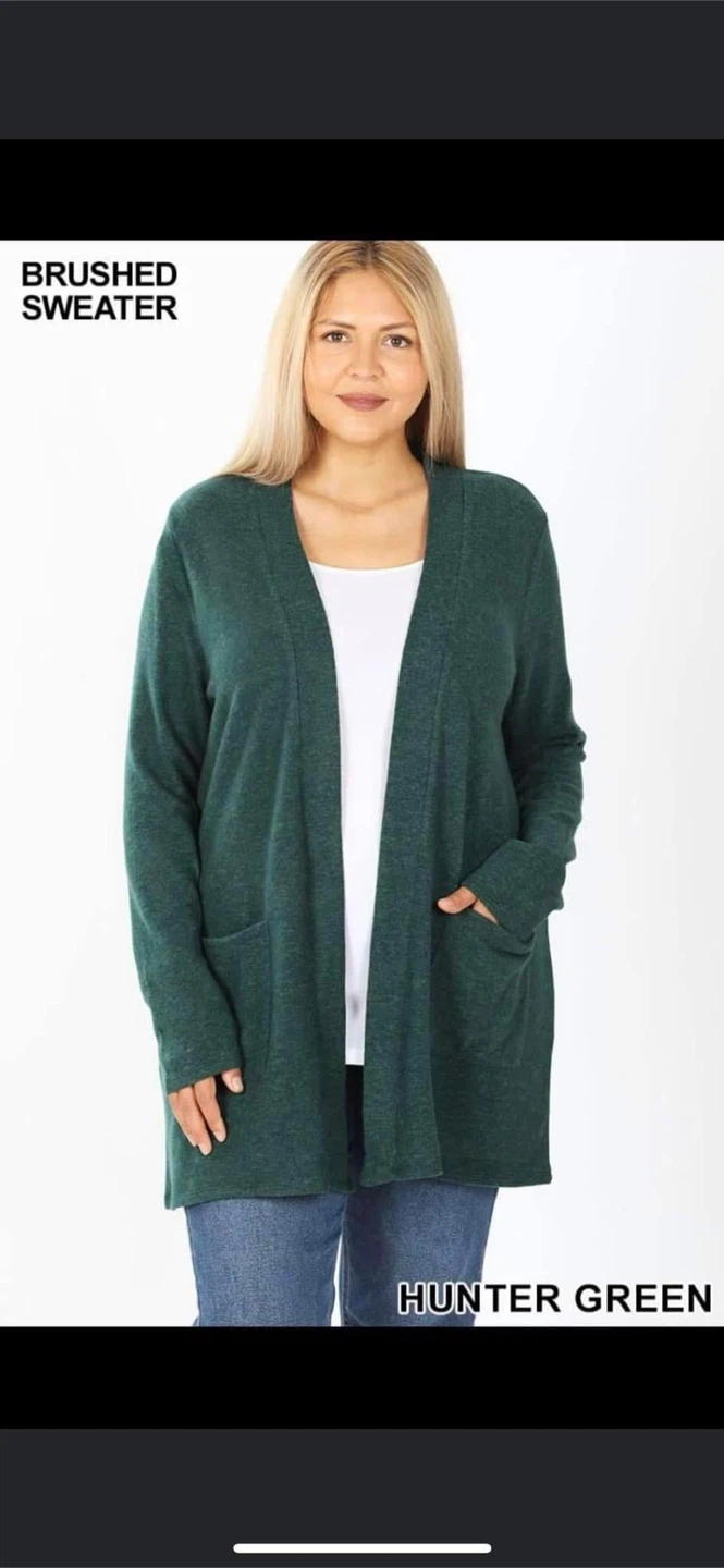 Brushed Sweater Cardigan - photo 2