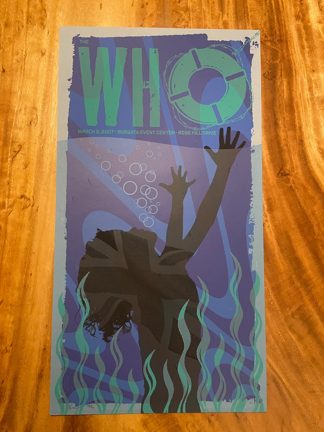 The Who Concert Poster - Borgata 2007 - photo 2