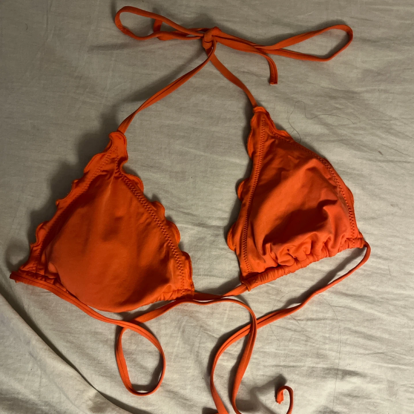 Orange Bikini Top