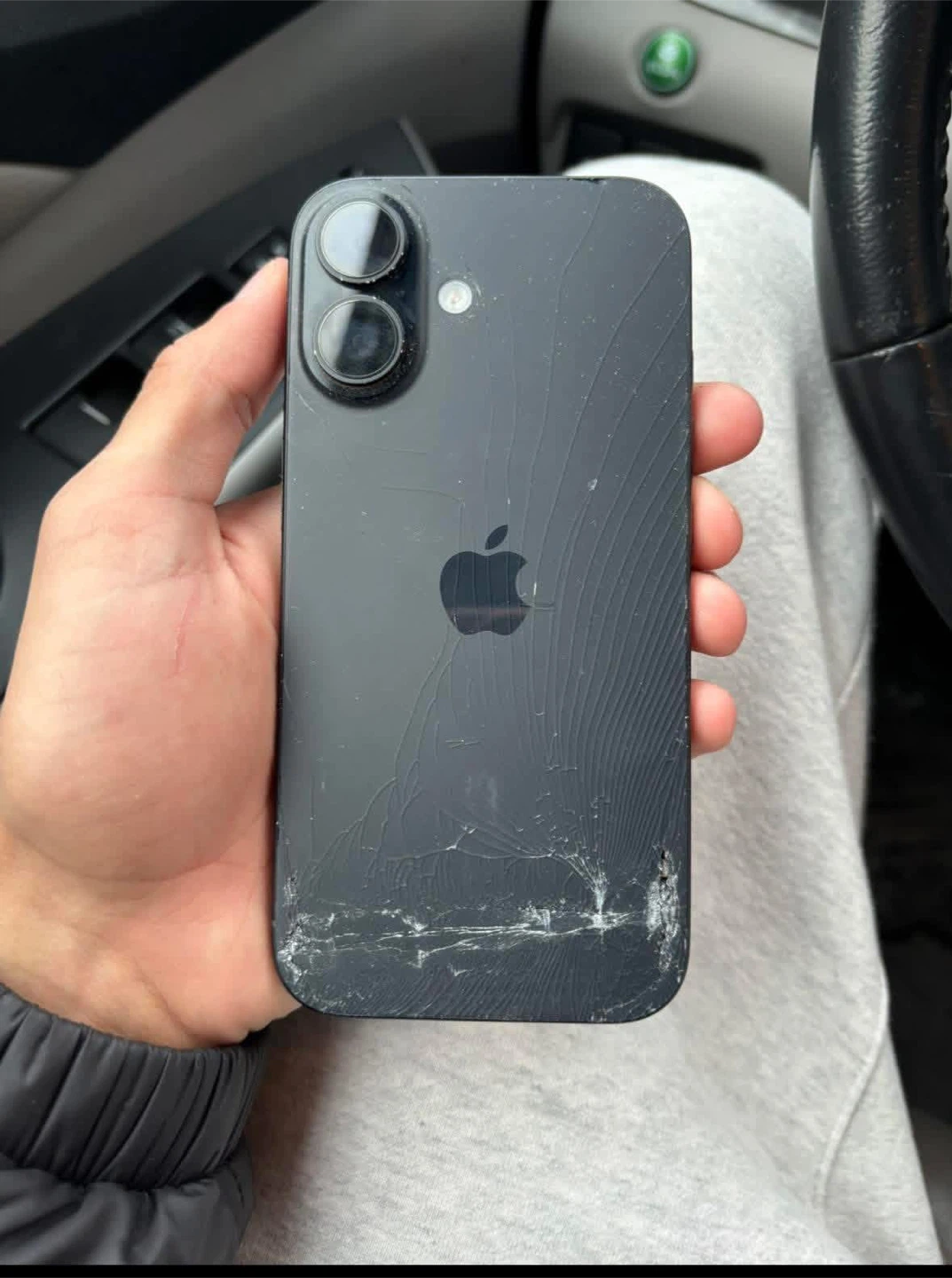 Cracked back glass? No worries! We Repair Apple Phones