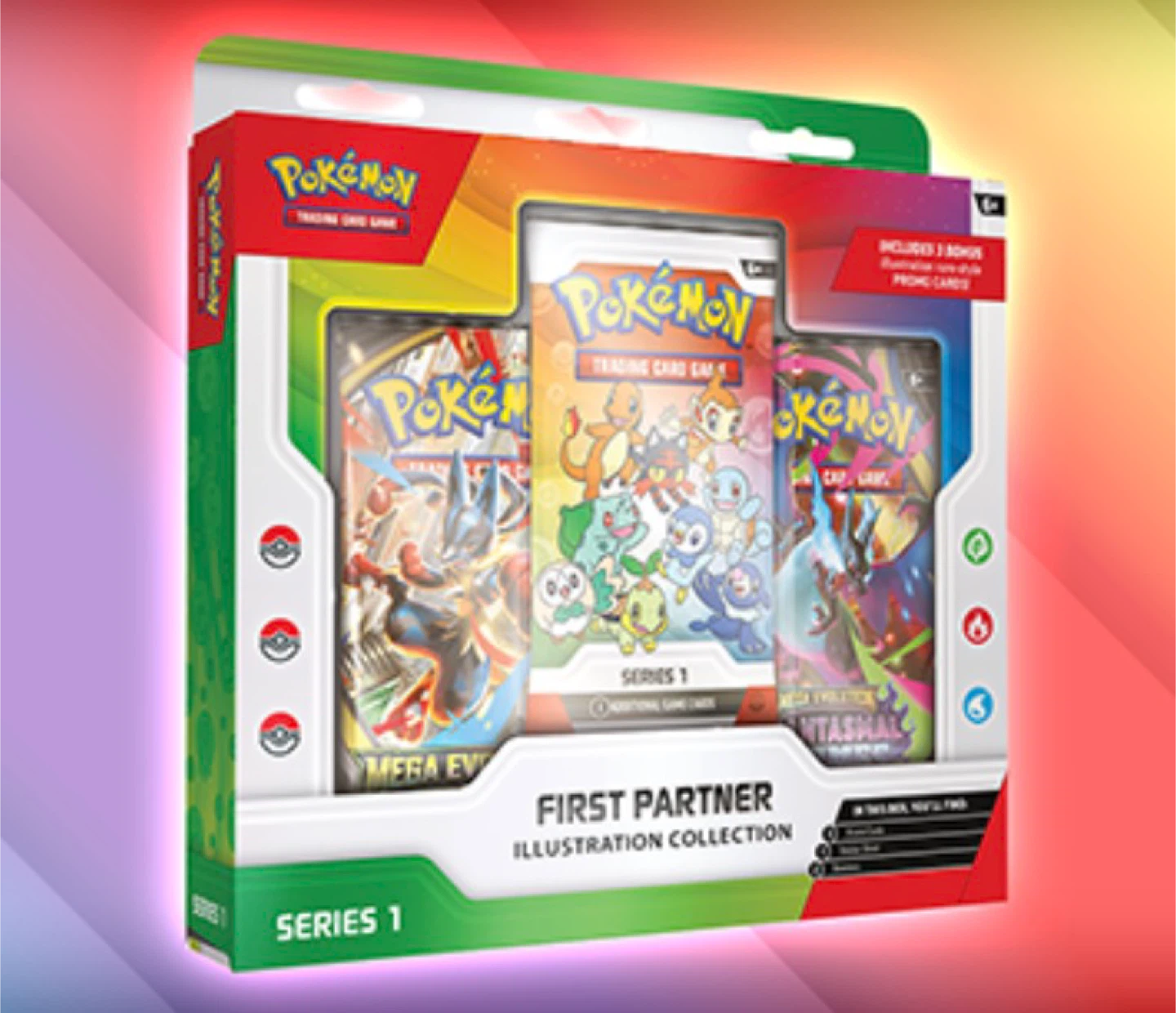 Pokemon First Partner Illustration Collection Series 1