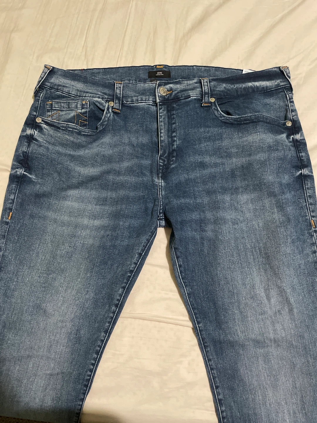 TRUE RELIGION RELAXED SLIM FIT GENO JEANS SIZE 42