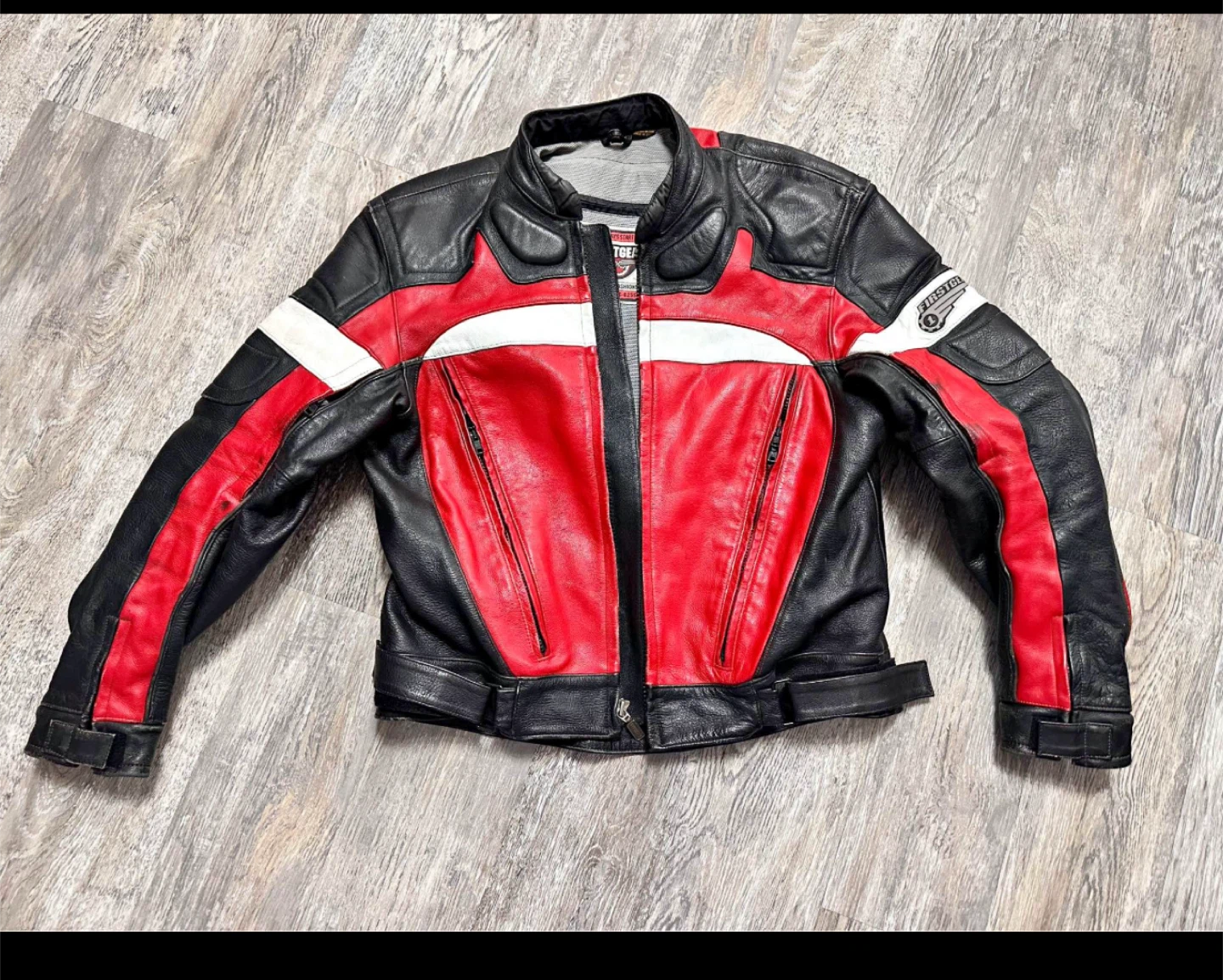 Firstgear Motorcycle Leather Jacket - photo 2