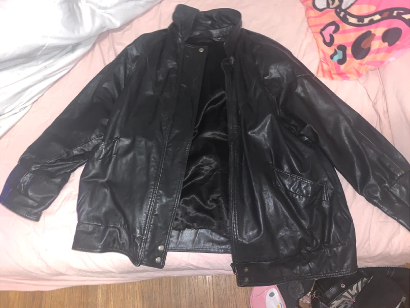 Black Leather Jacket - Made in Canada - photo 4