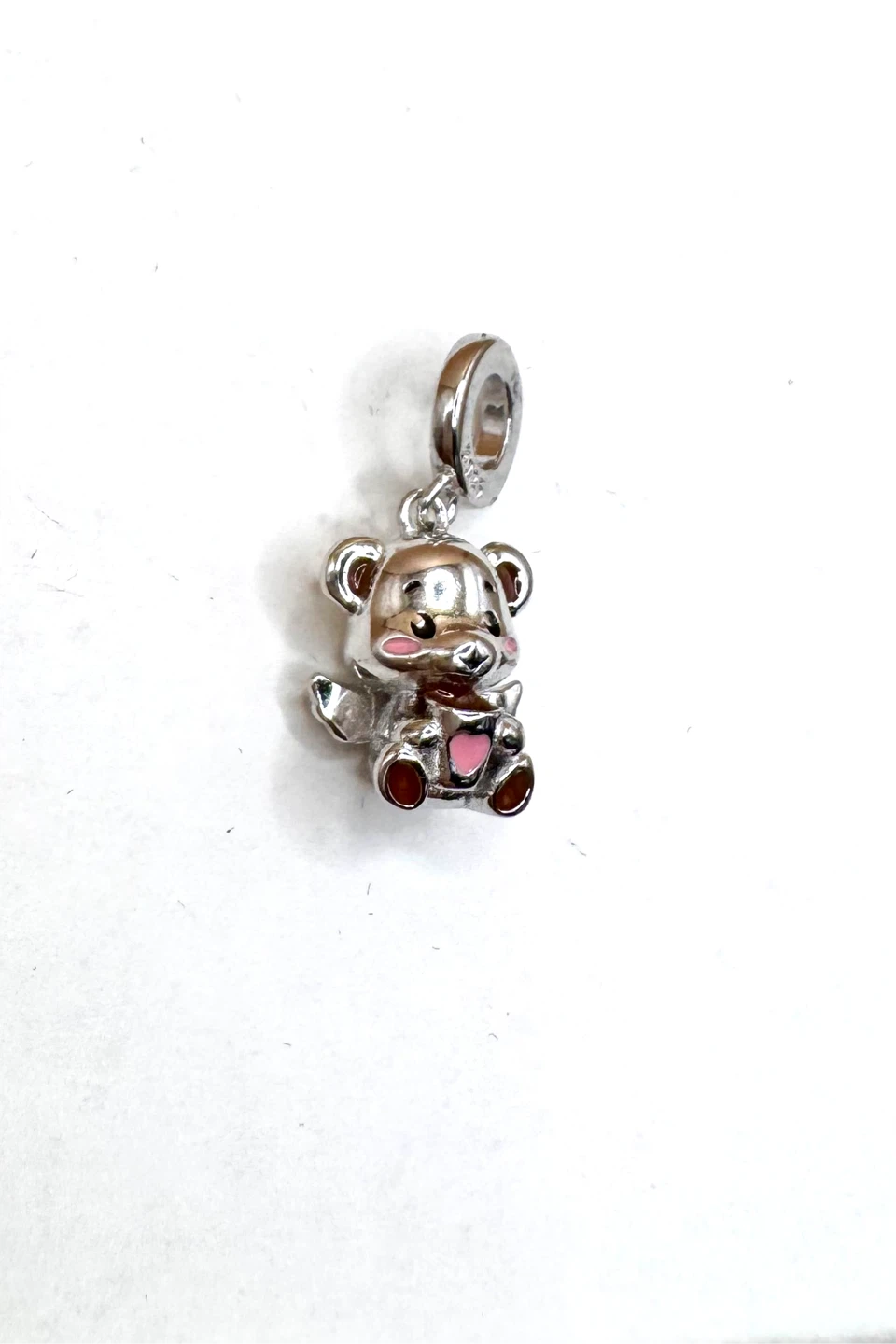 Sterling Silver Teddy Bear Charm