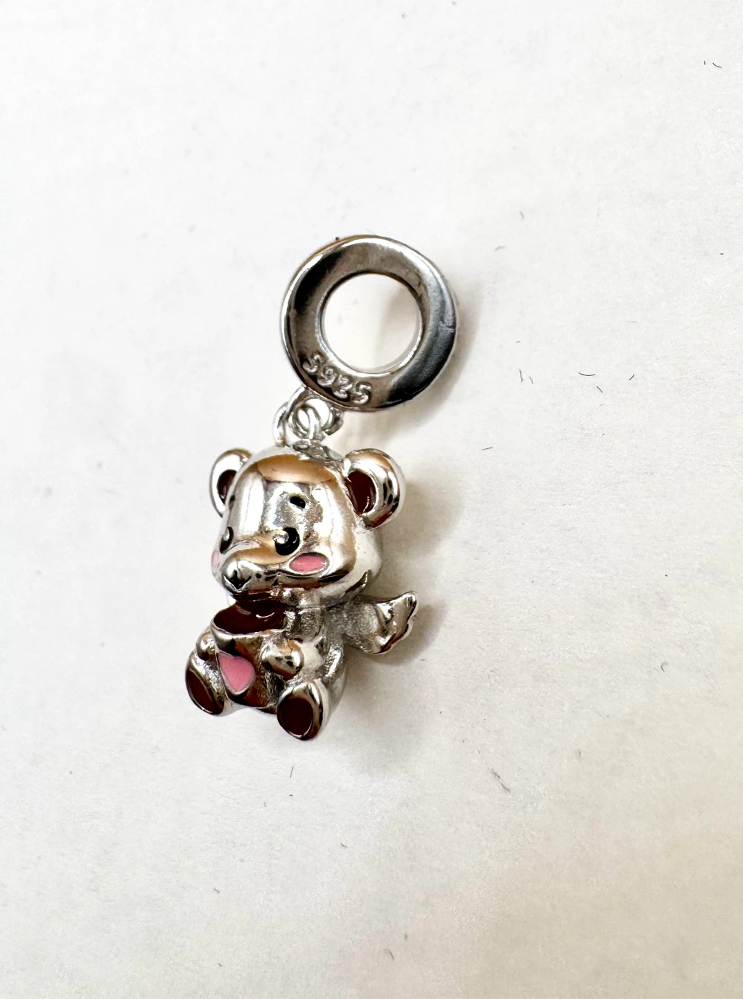 Sterling Silver Teddy Bear Charm - photo 3