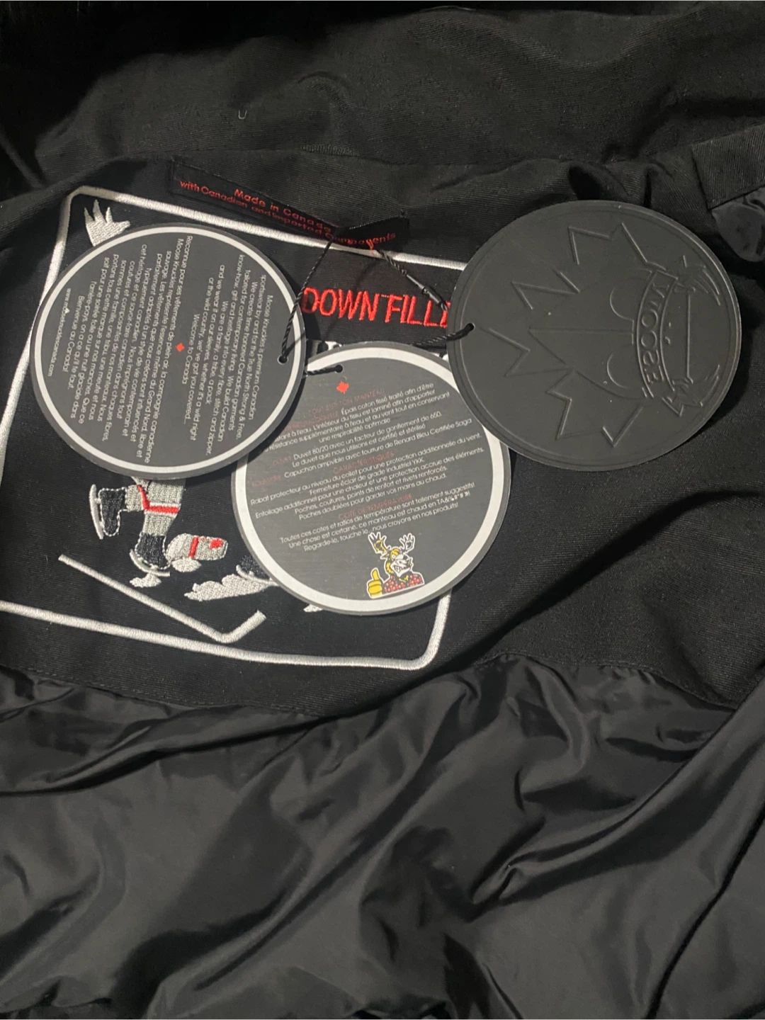 Moose Knuckles Down Fill Bomber Jacket XL/TG - photo 5