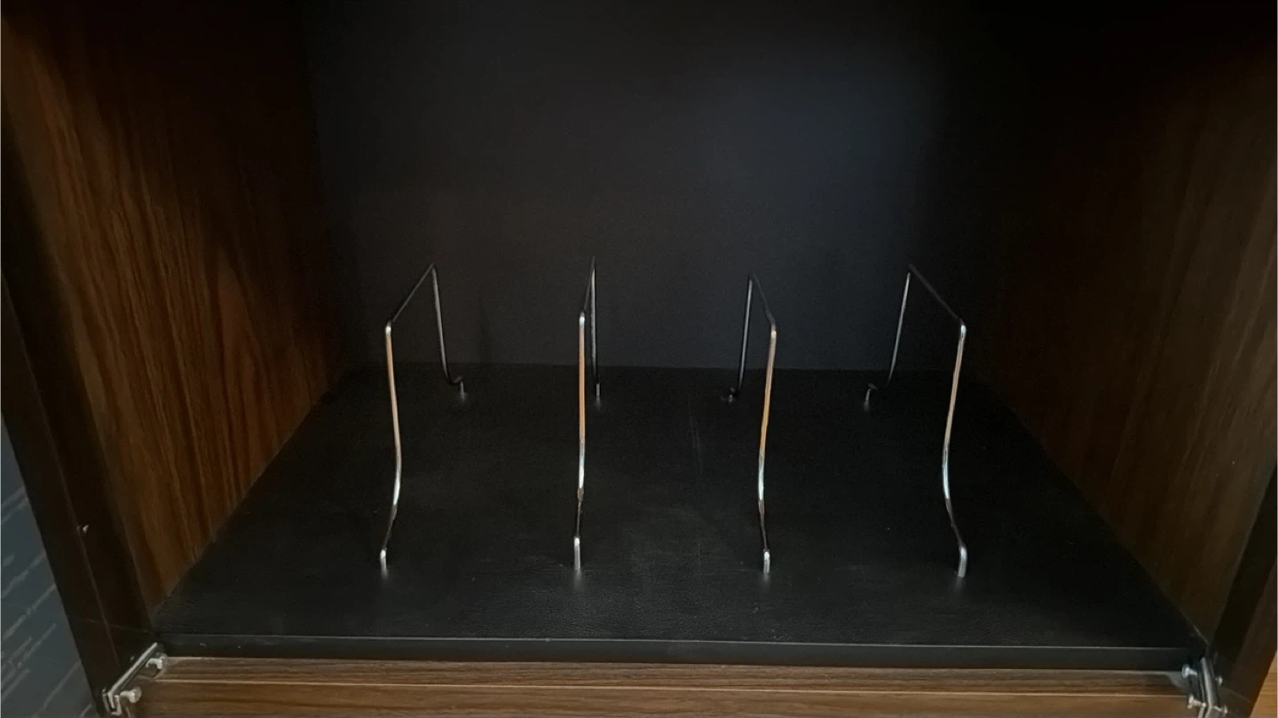 Glass Door Display Cabinet – Media Storage / Book Shelf - photo 3
