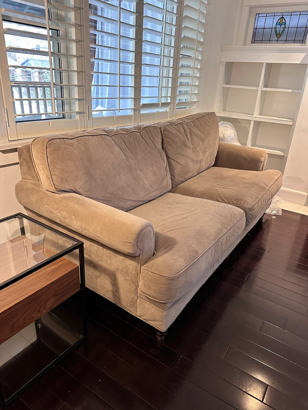 FREE Light Brown Sofa - great condition!! - photo 2