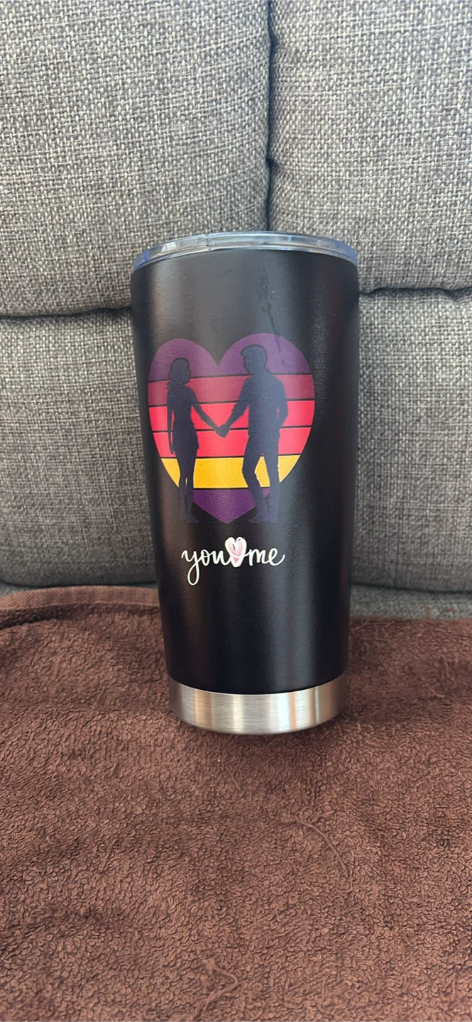 Personalized Tumbler - You Complete Me Design