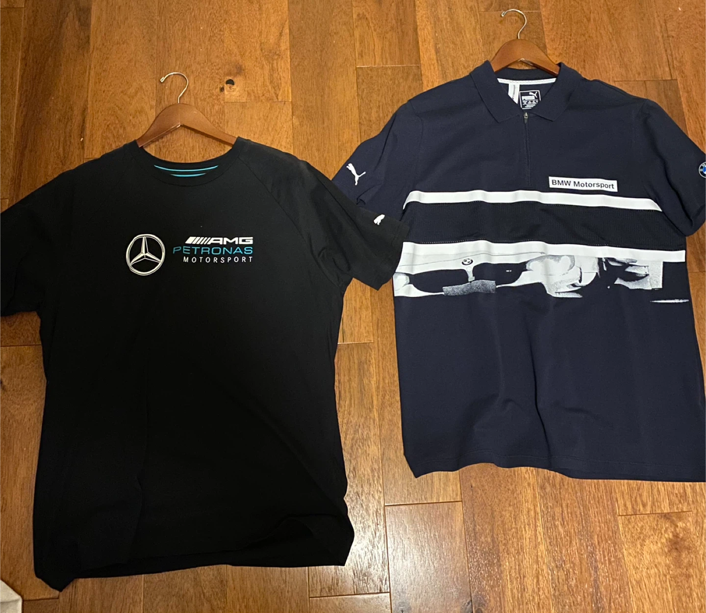 Puma F1 racing t shirt polo golf Mercedes Red Bull Ferrari L