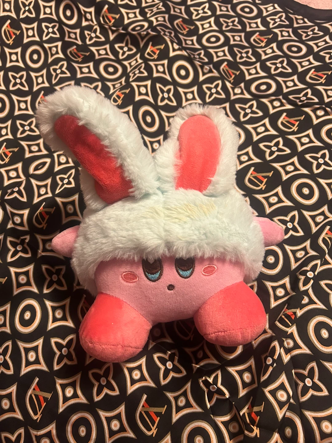 KIRBY SUPER STAR PLUSHY WITH BUNNY EARS - EASTER EDITION