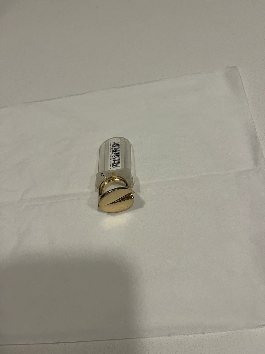 Gold Tone Metal Ring Size M. Pick up Liberty Village only.