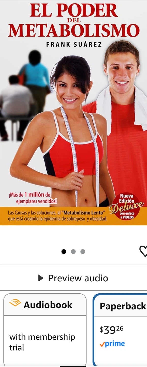 “El Poder del Metabolismo” by Frank Suarez Paperback - photo 3