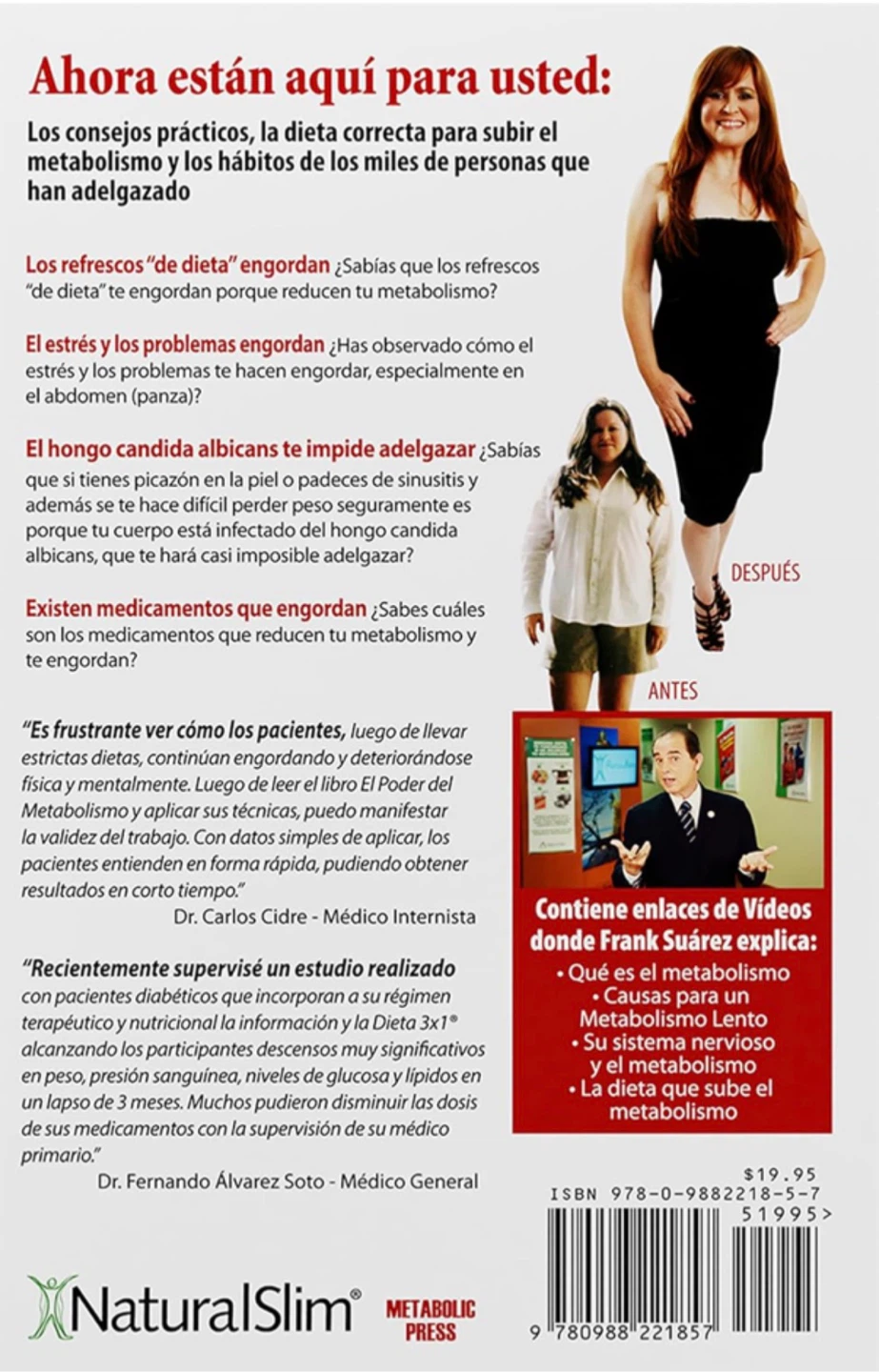 “El Poder del Metabolismo” by Frank Suarez Paperback - photo 2